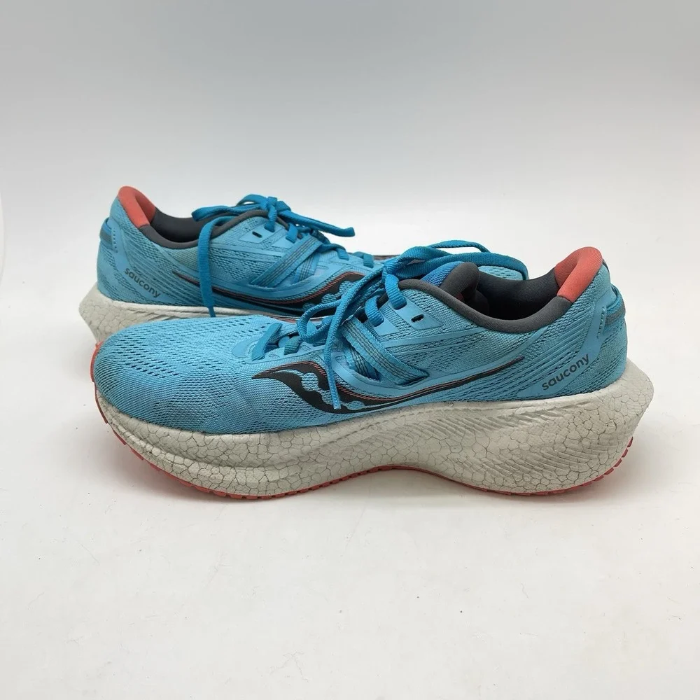 Saucony Sneakers Womens 8.5 Triumph 20 S10759-31 Blue Athletic‎ Running Shoes
